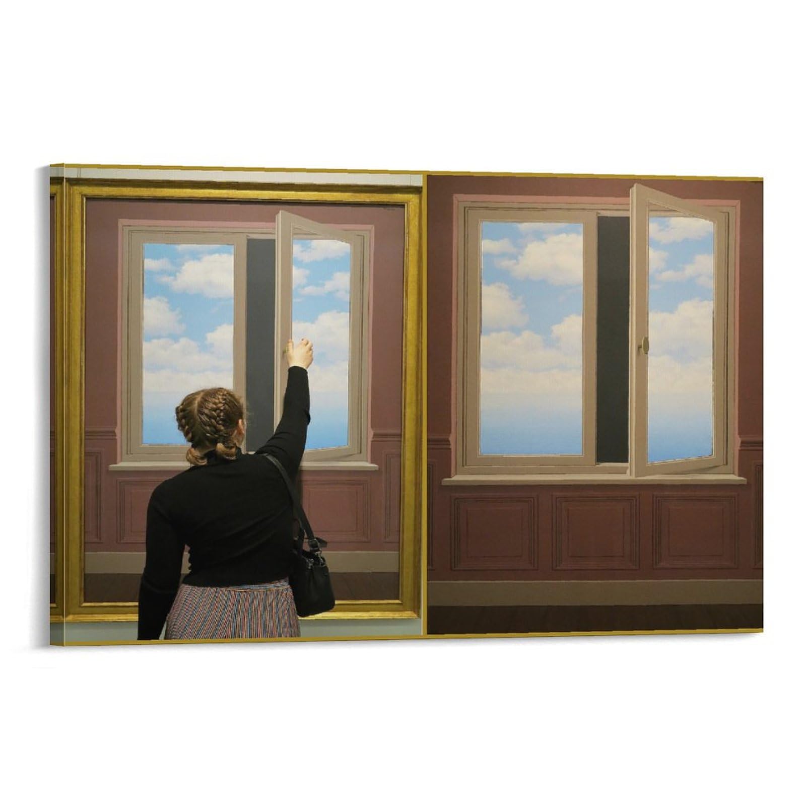 Amazon.com: La Lunette D'approche 1963 by Rene Magritte Prints