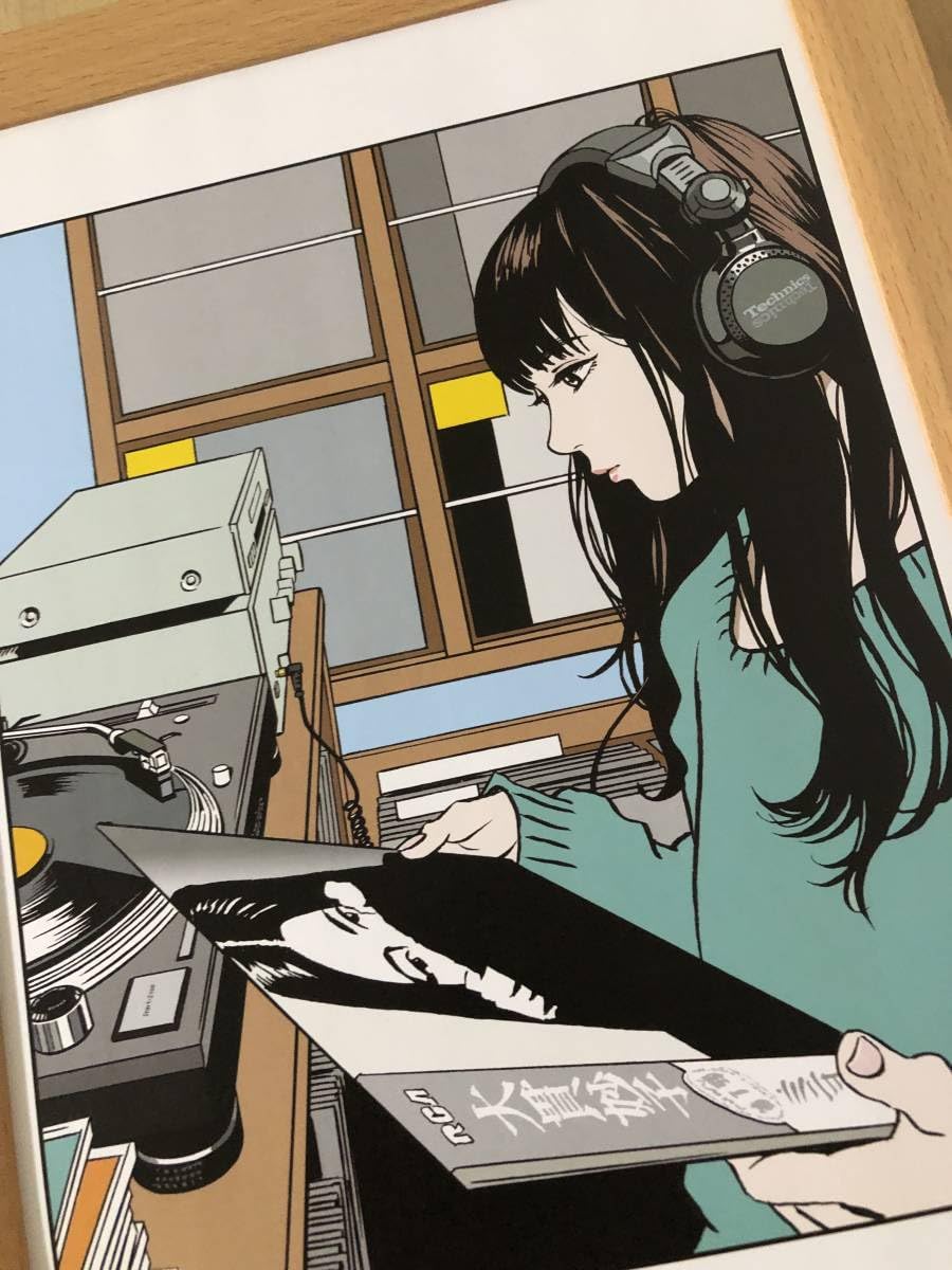 Amazon.co.jp: kj 額装品 江口寿史 テクニクス 大貫妙子 B5サイズ額