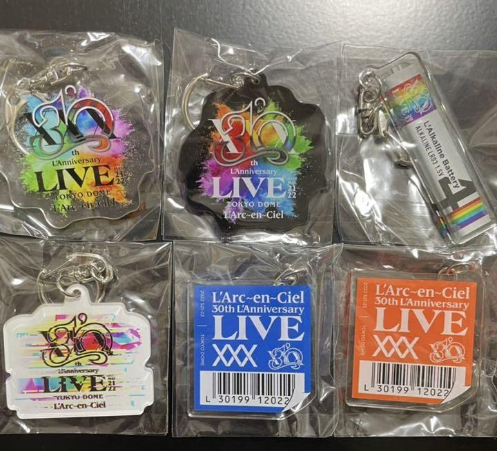 Amazon.co.jp: L'Arc-en-Cielデジタル ラルくじ アクリルキーホルダー6