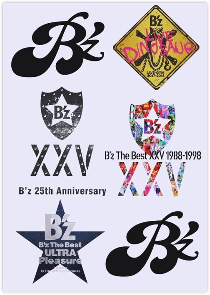 Amazon.co.jp: 防水ステッカーセット B'z ロックバンド B'z ロック