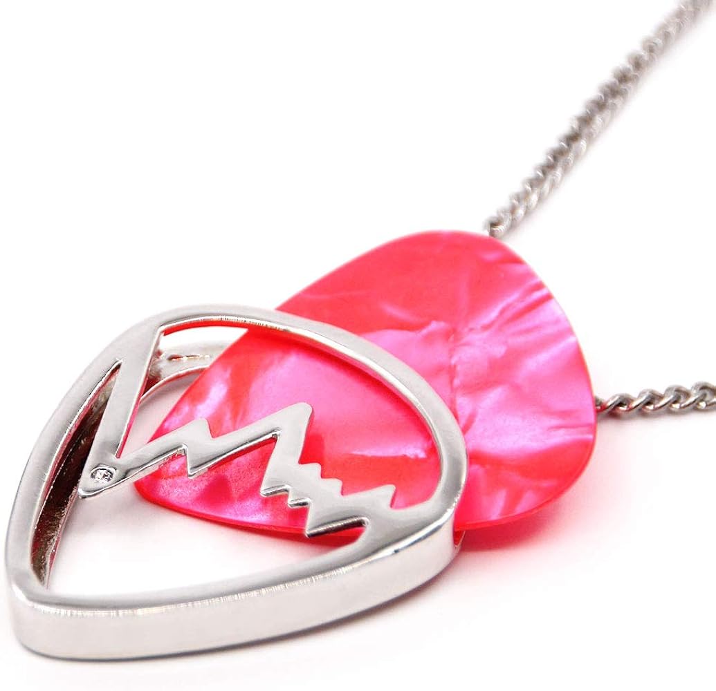 Amazon.co.jp: PICKRING 音波型ギターピックホルダーネックレス