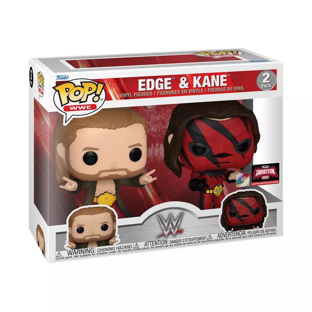 Amazon.com: Funko Pop! WWE: Edge and Kane 2-Pack (Target Exclusive