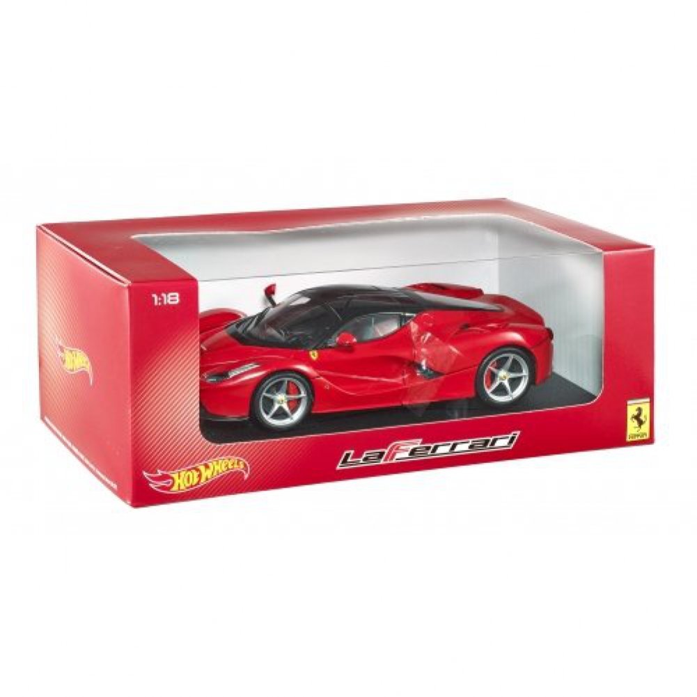 Amazon | LA FERRARI ラ フェラーリ 赤 hotwheels ホットウィール 1:18