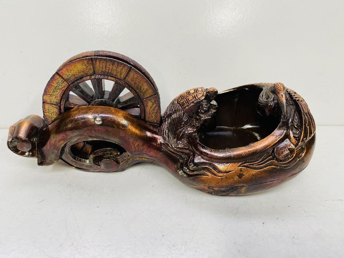 Amazon.co.jp: 墨壺 源氏鶴亀 大工道具 墨つぼ すみつぼ 樹脂製 墨壷