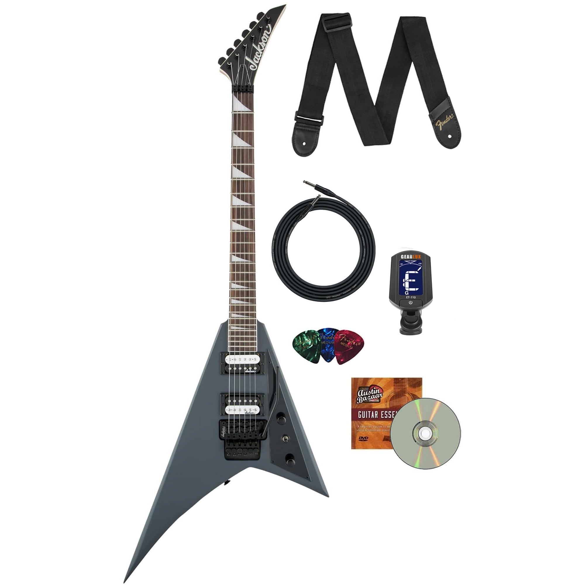 Amazon.com: Jackson JS Series Rhoads JS32 Electric Guitar Satin