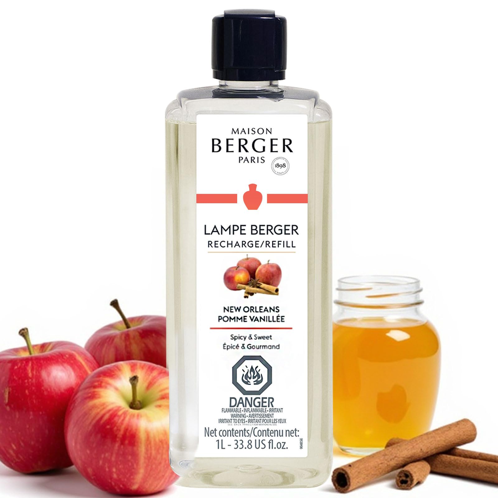 Amazon.com: Maison Berger New Orleans Lampe Berger Refill, 1 Liter