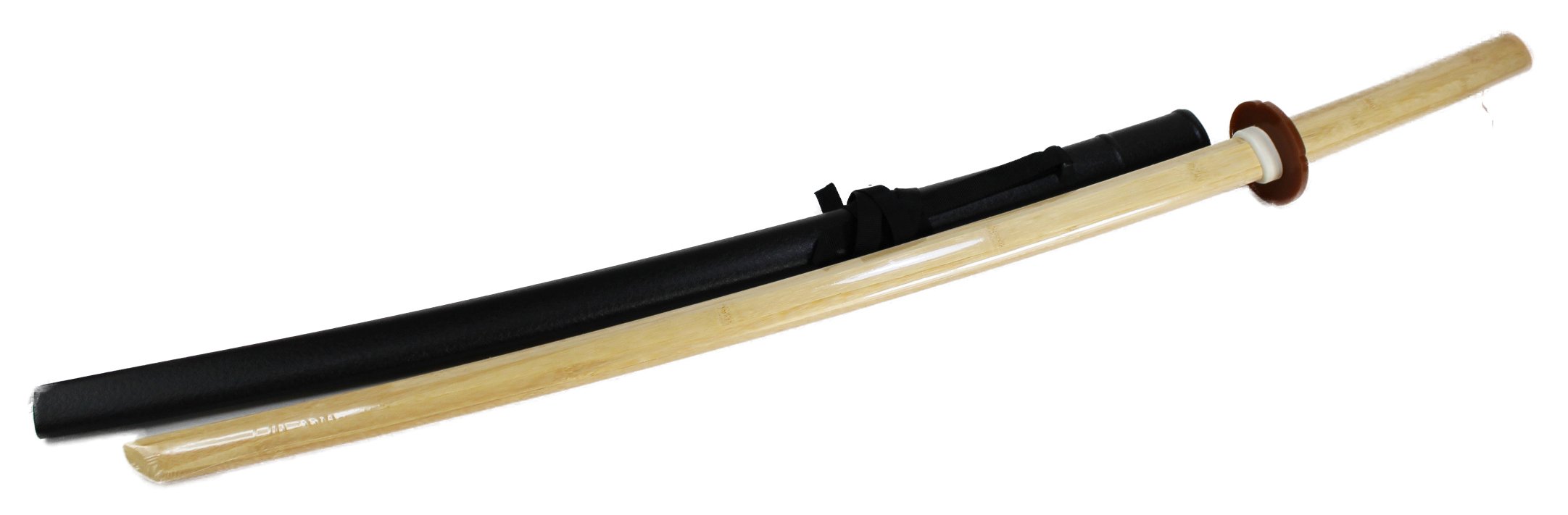 Amazon | 株式会社武藤 竹木刀セット 鞘・鍔・鍔止めゴム付き 竹木刀