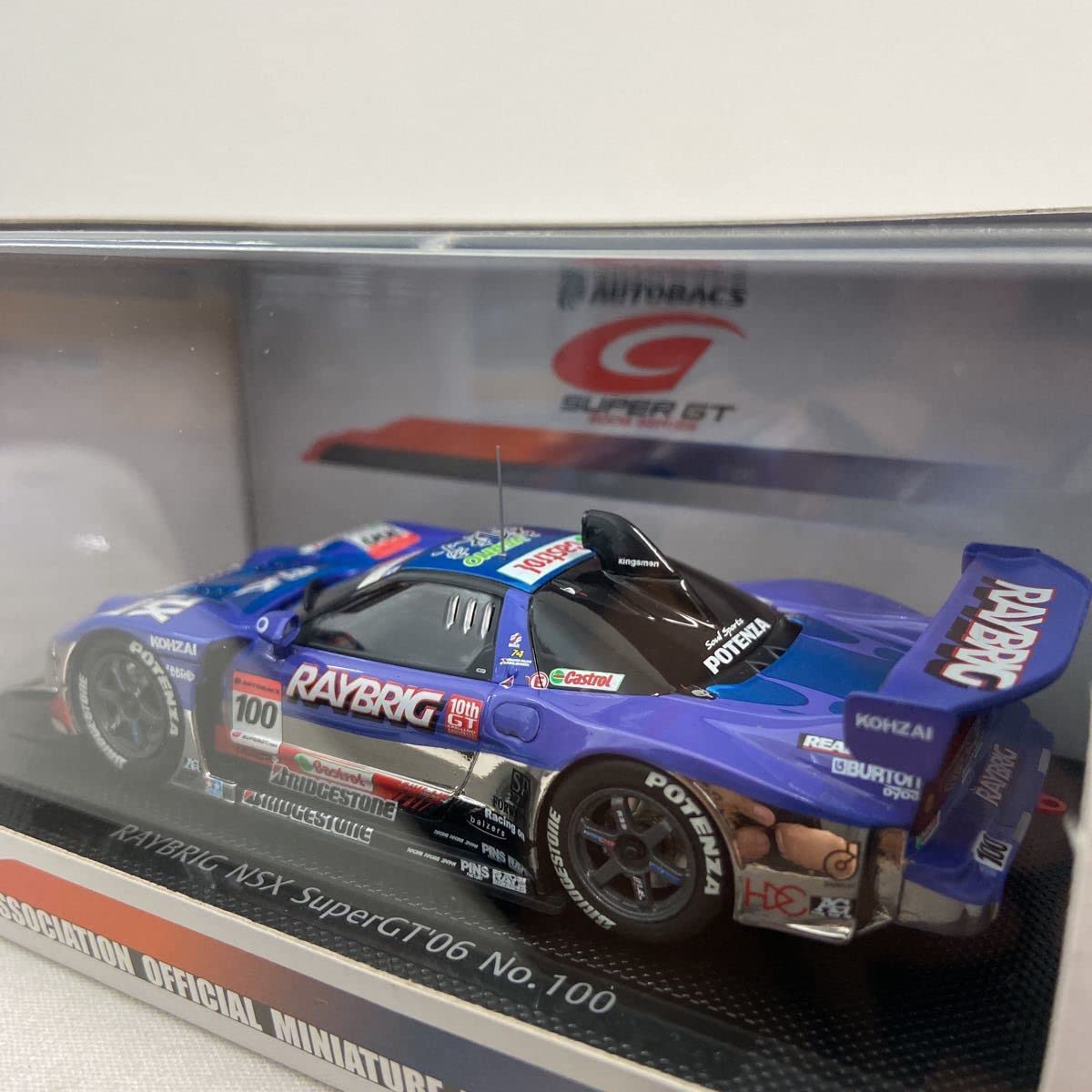 Amazon | EBBRO 1/43 RAYBRIG NSX SUPER GT500 '06#100 ミニカー