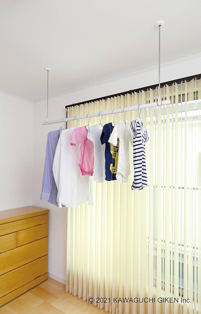 Amazon.co.jp: 川口技研(Kawaguchigiken) 室内用物干し ホスクリーン