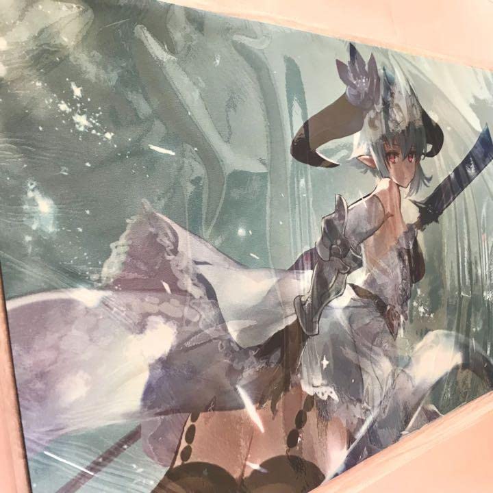 Amazon.co.jp: シャドバ プレイマット 銀氷のドラゴニュート フィル