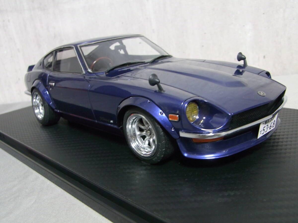 Amazon.co.jp: 横浜33ナンバー Fairlady Z 1/18【S30 フェアレディーZ