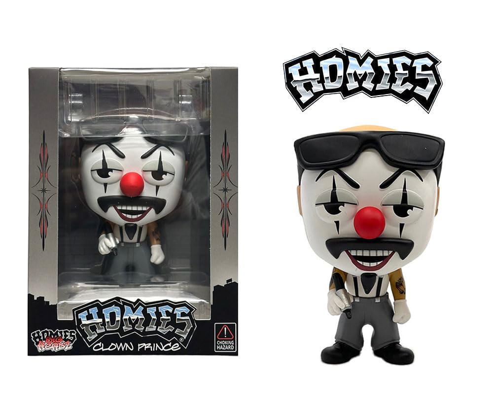 Amazon.com: Homies Figures 4.5″ Big Headz Series 4 – Clown Prince