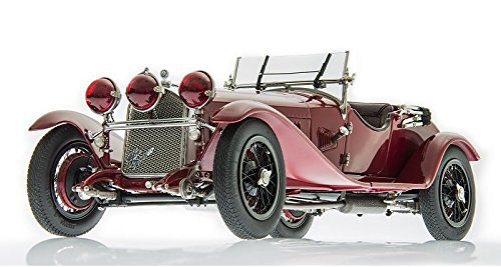 Amazon | Alfa Romeo 6 C 1750 Gran sport、ダークレッド、RHD、1930