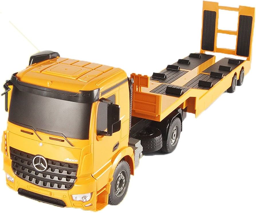 Amazon.co.jp: iFIN 大型トレーラー重機運搬車 ラジコン 1/20スケール