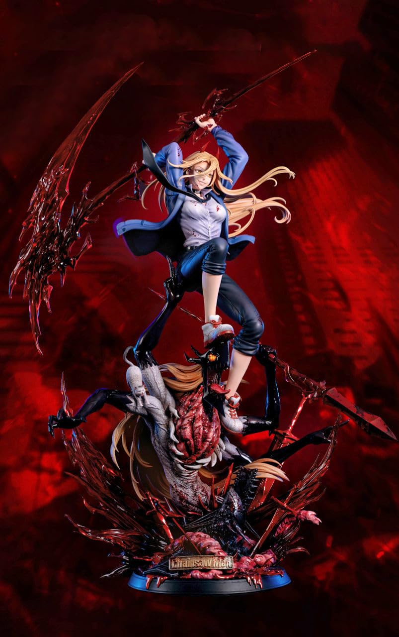 Amazon.co.jp: Yestic チェンソーマン パワー 1/5スケール 塗装済み