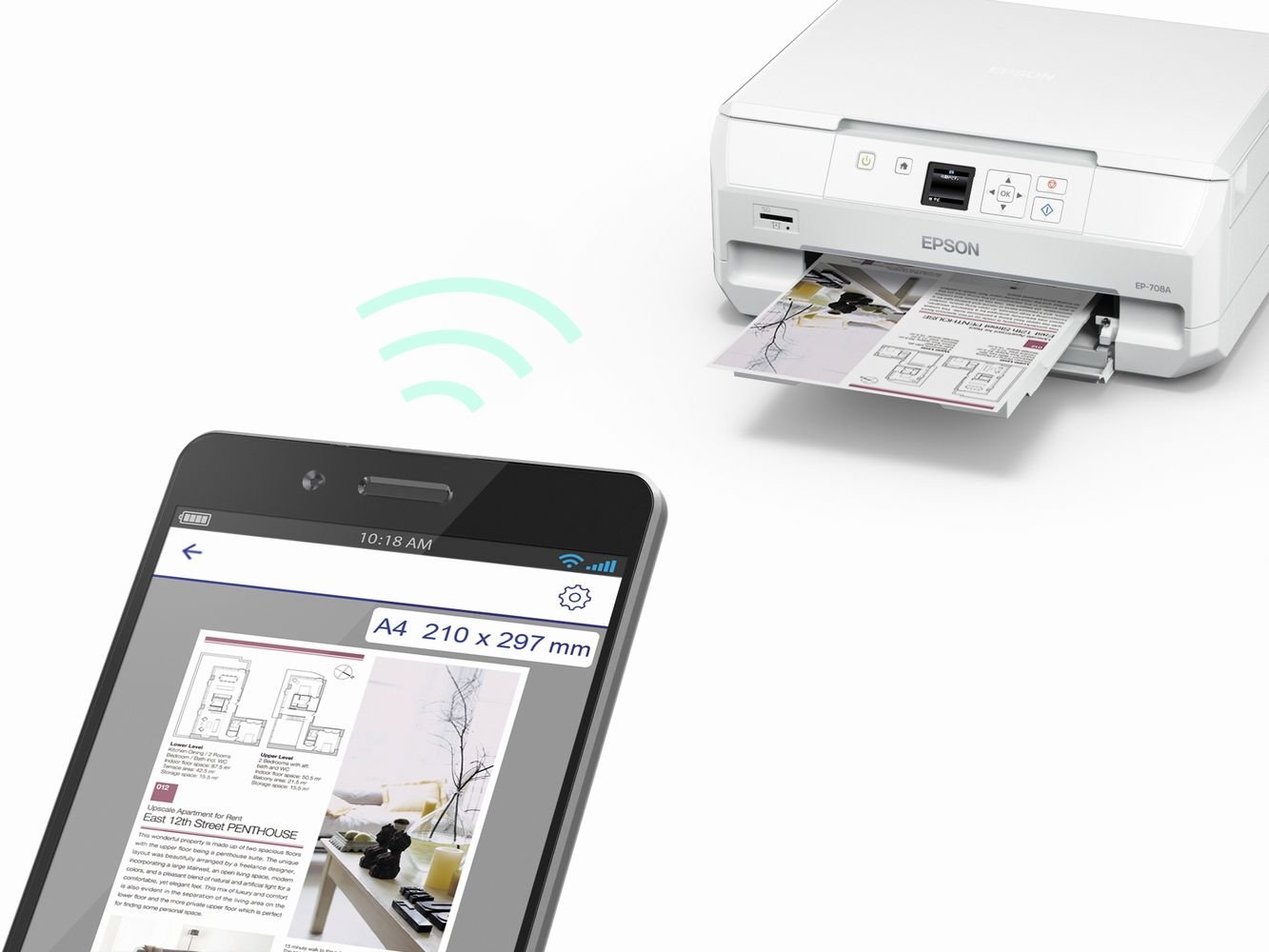 Amazon.co.jp: Epson EP-708A Printer, Inkjet Combo, Carario : Computers