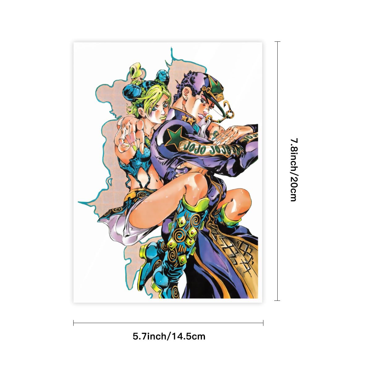 Amazon.co.jp: ジョジョの奇妙な冒険 空条徐倫 クリスタルステッカー