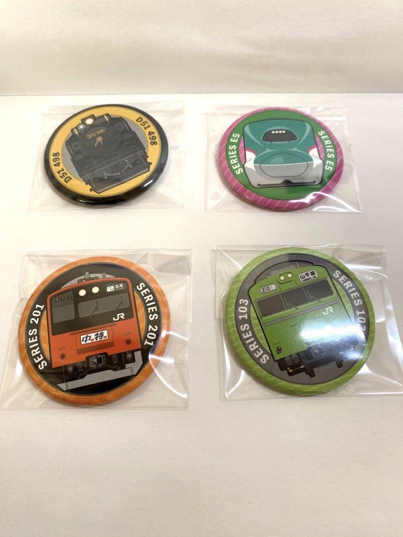 Amazon.co.jp: 缶バッジ 鉄道の日フェア ニューデイズ 新幹線 はやぶさ