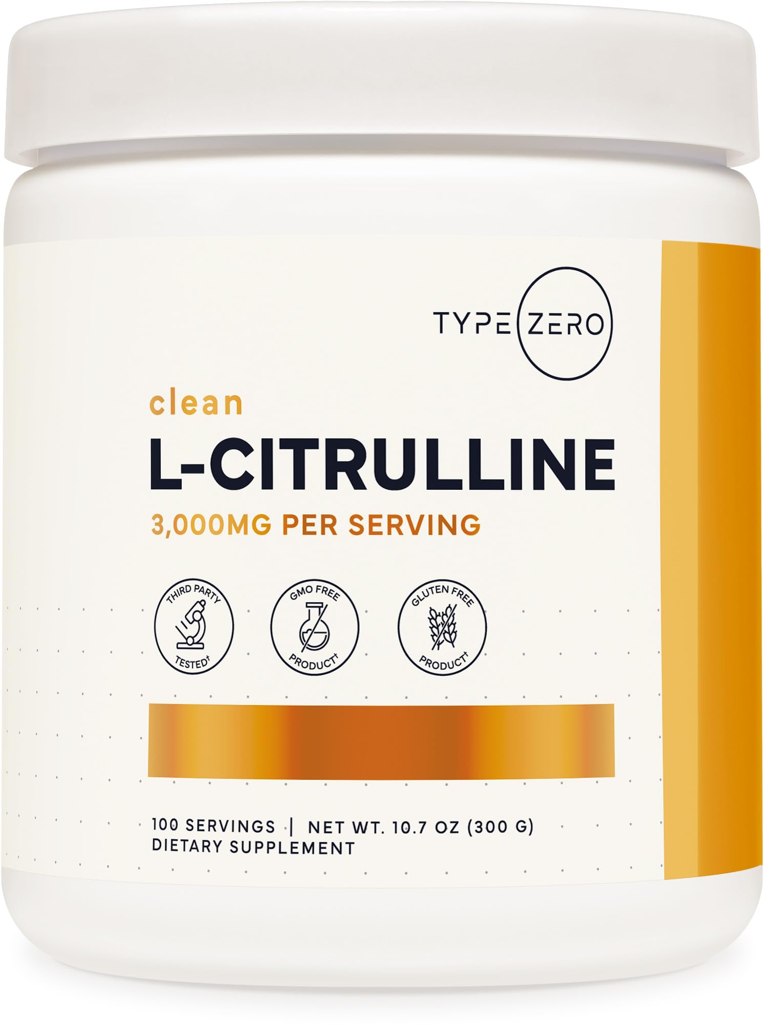 Amazon.com: Type Zero L-Citrulline Base Powder, 3,000mg Per