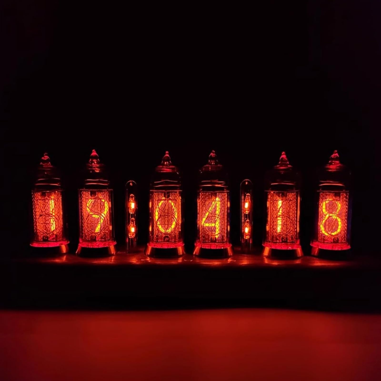 Amazon.co.jp: ニキシー管時計、10レベルの明るさIN-14ニキシー