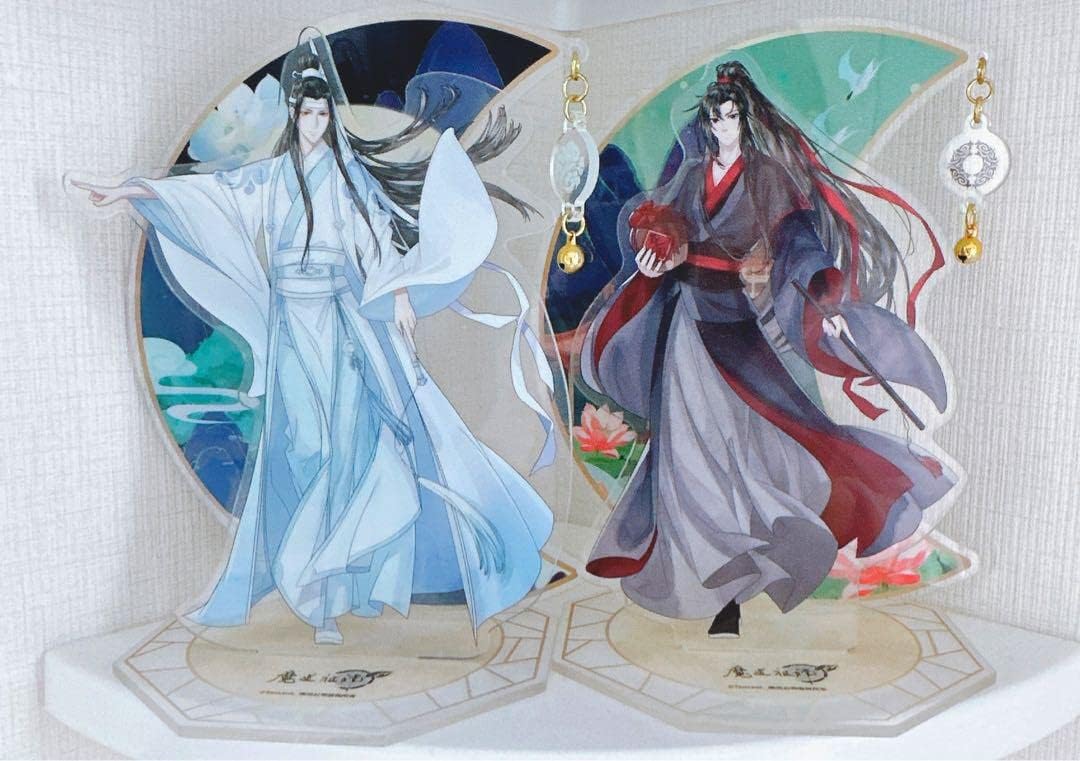 魔道祖師 アクスタパネル 時計 魏無羨 藍忘機 魔道祖師 四周年記念