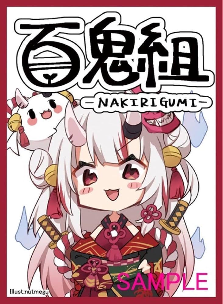 Amazon.co.jp: 百鬼あやめ 百鬼組 ホロ カードスリーブ aa : 文房具