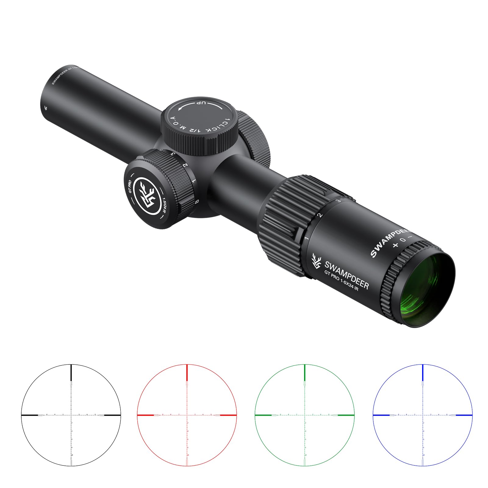 Amazon.co.jp: SWAMP DEER ライフルスコープ 1-5x24IR ショート