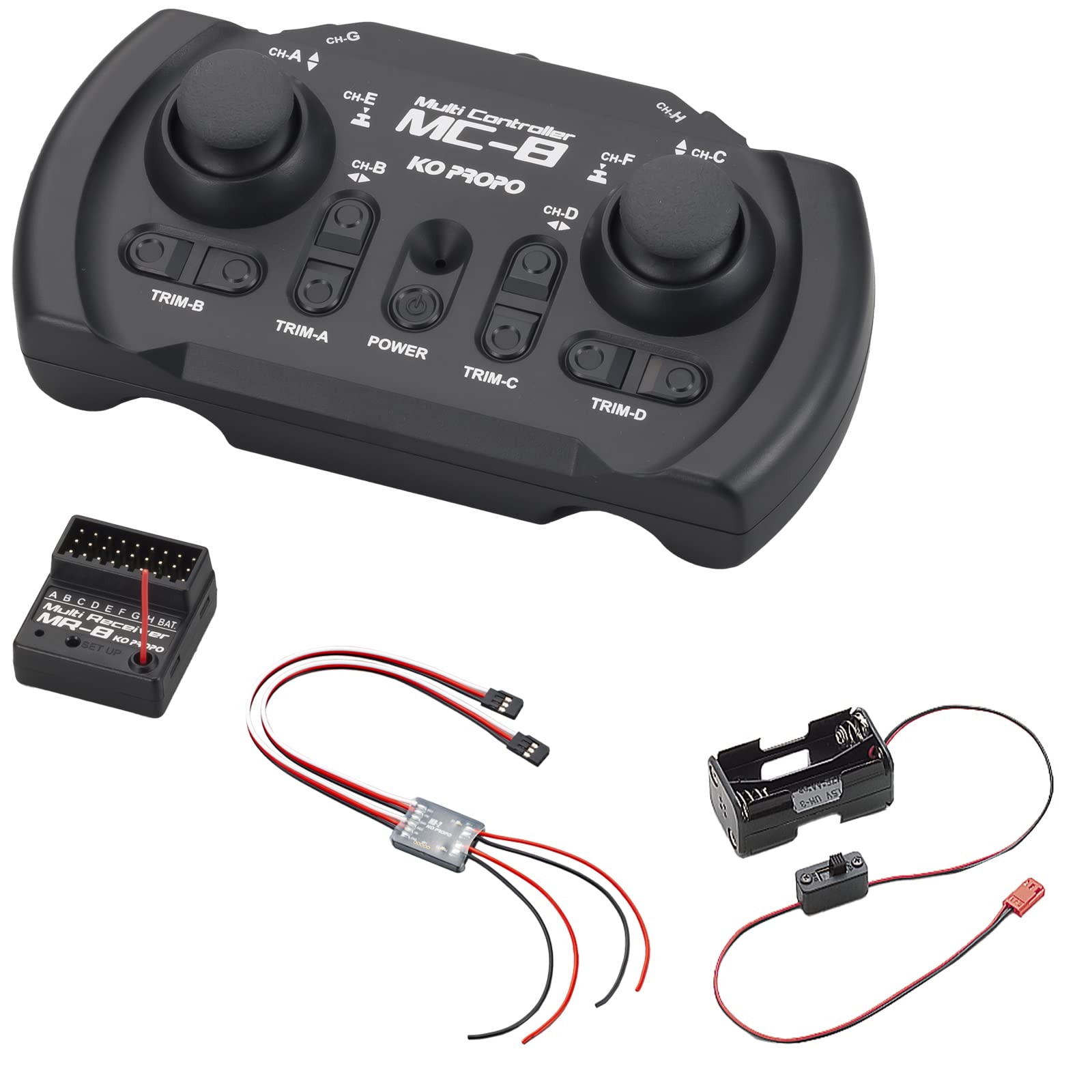 Amazon | 近藤科学 MC-8 2.4GHz MX-F MAKE-B (MD-2ツインモーター