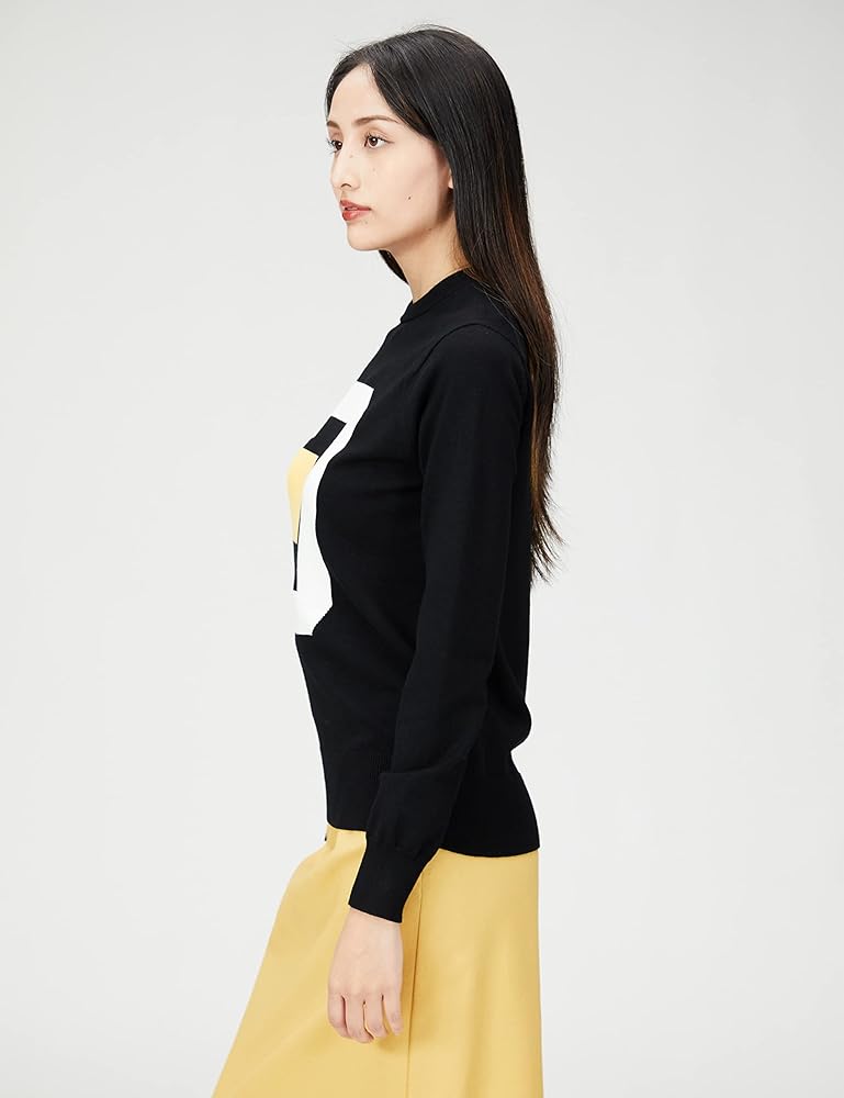 Amazon | [ダブルスタンダードクロージング] Dロゴインターシャ編み