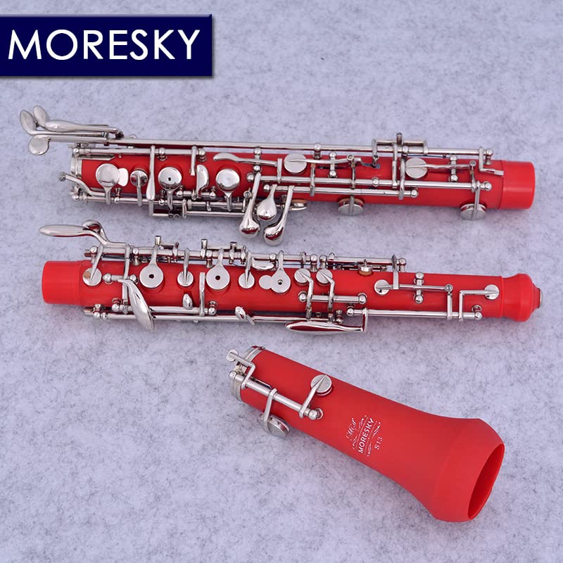 Amazon | MORESKY プロフェッショナル Cキー オーボエ レッド ABS