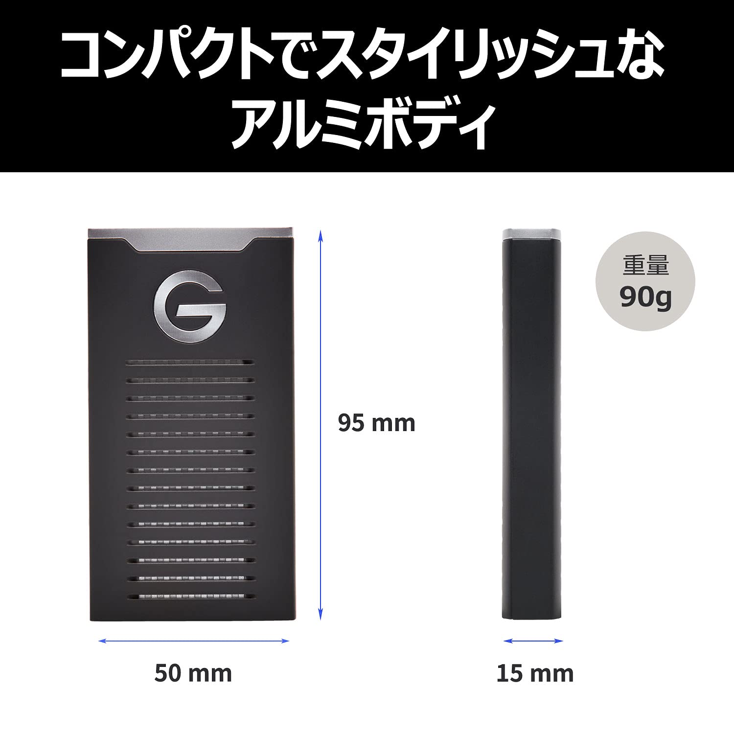 Amazon | サンディスクプロフェッショナル 外付け ポータブルSSD 1TB G