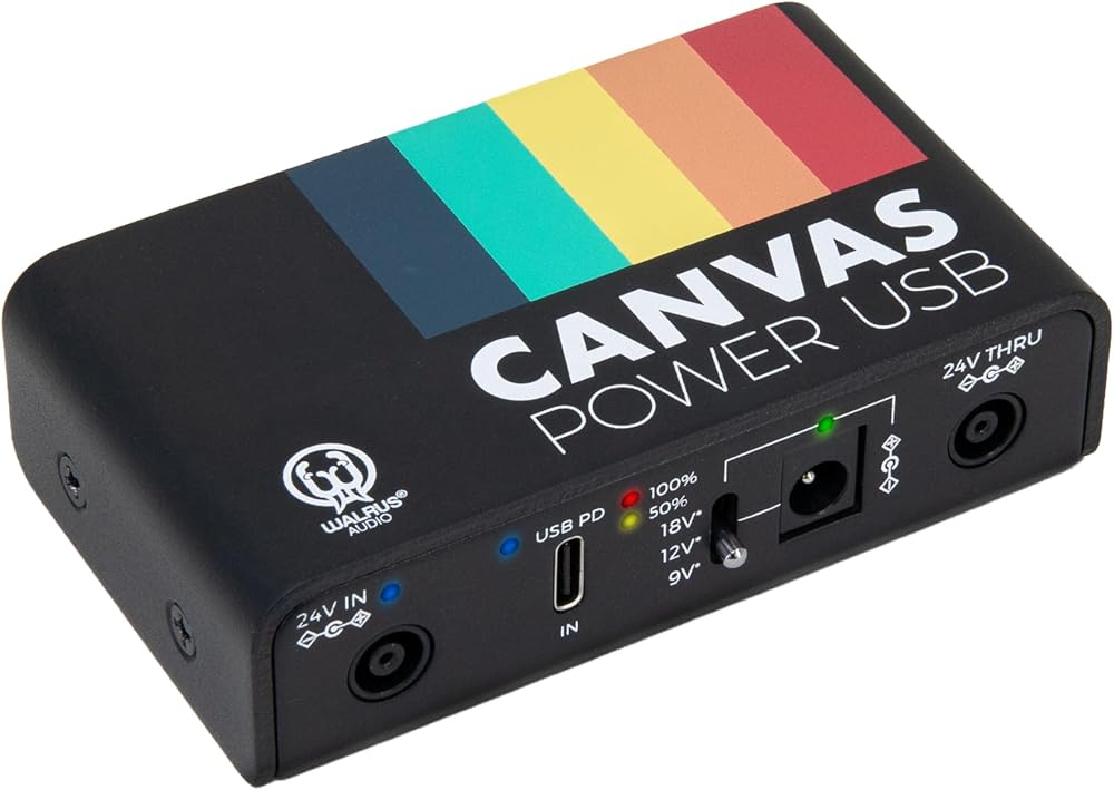 Walrus Audio Canvas Power USB - USB-C入力を採用したパワーサプライ