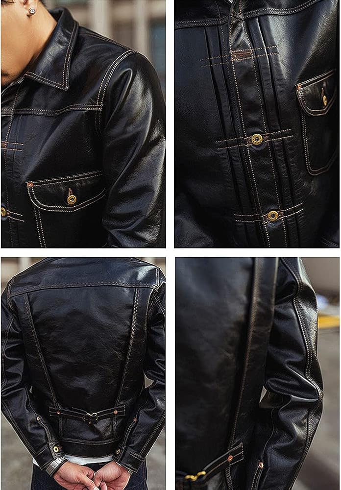 Amazon | [N++A] BOMU馬革メンズ 豪華 1.6mm 北欧産茶芯ホースハイド