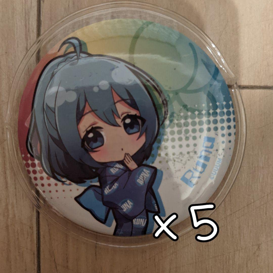 Amazon.co.jp: からぴち るな 極楽湯 缶バッジ カラフルピーチ : おもちゃ