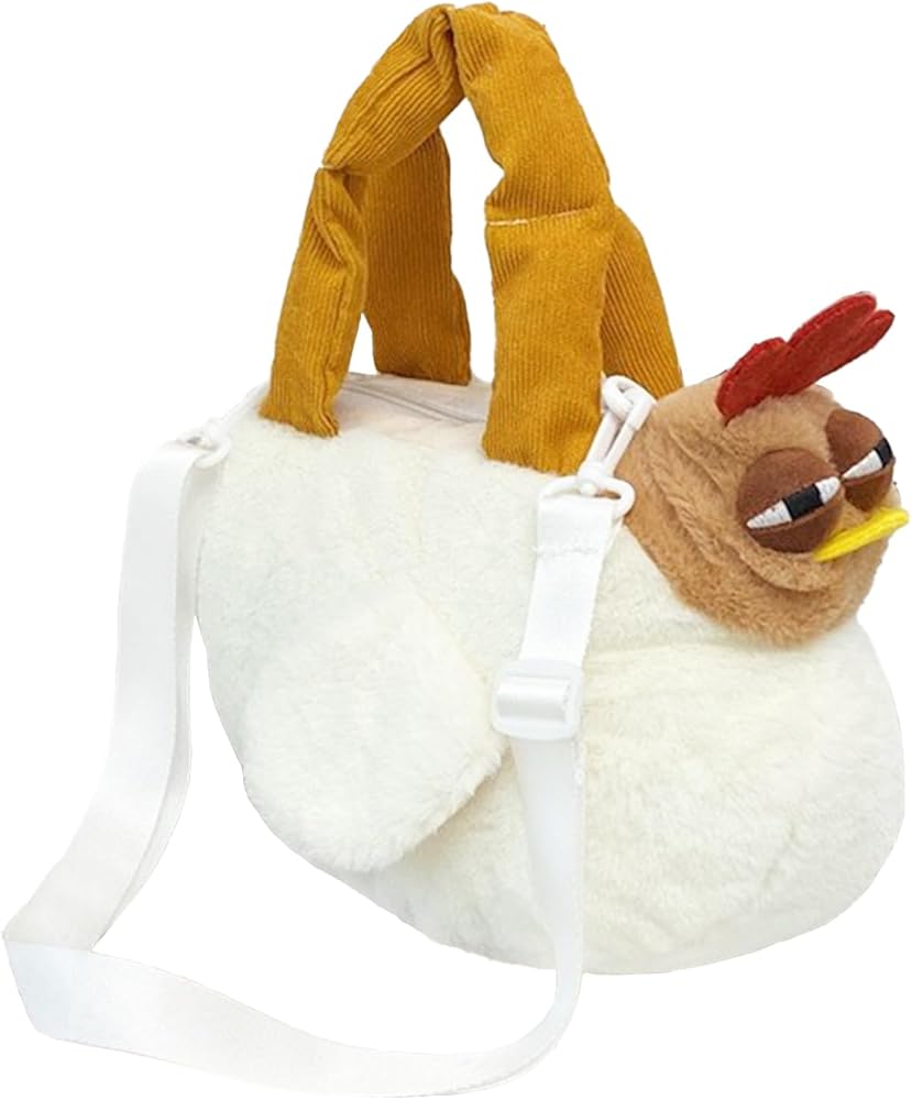 Amazon.com: MISNODE Chicken Handbag, Funny Animal Bag, Chicken
