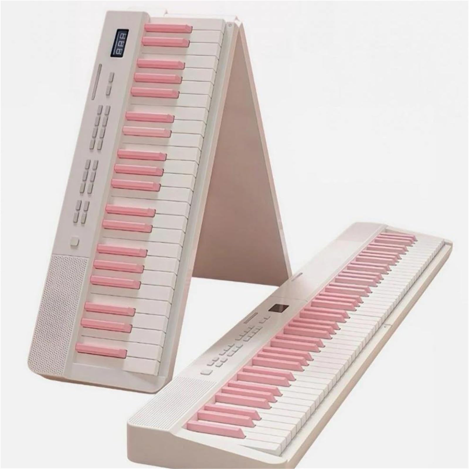 Amazon | 電子キーボード ポータブル折りたたみ式電子ピアノ 88鍵 大人