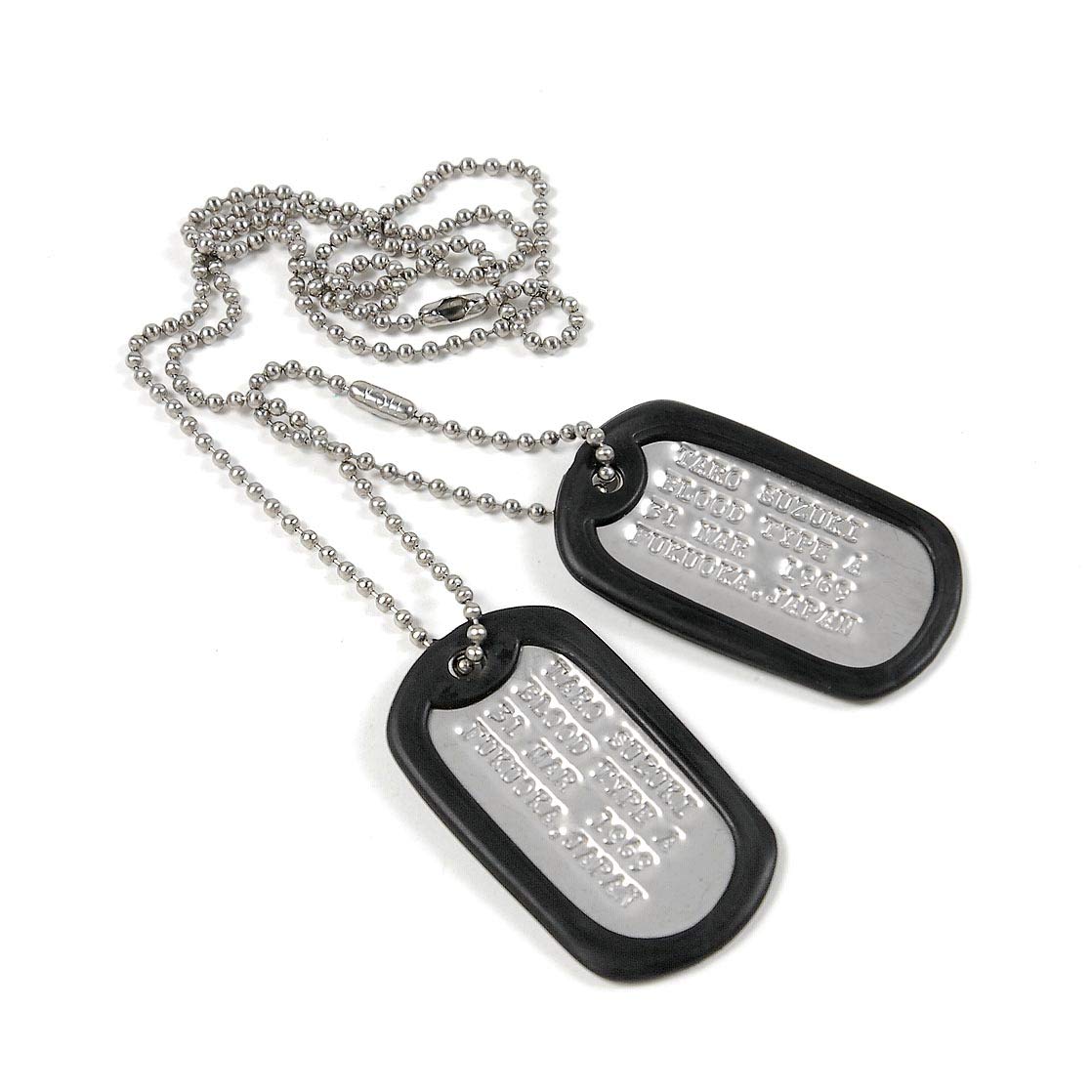 Amazon.co.jp: 【無料刻印】アメリカ軍 U.S. ミリタリー ドッグタグ
