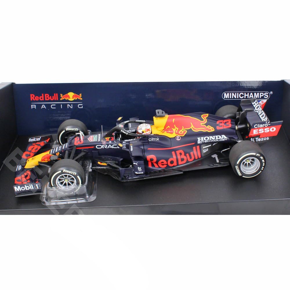 Amazon.com: Minichamps 1:18 Red Bull Racing Honda RB16B - Max