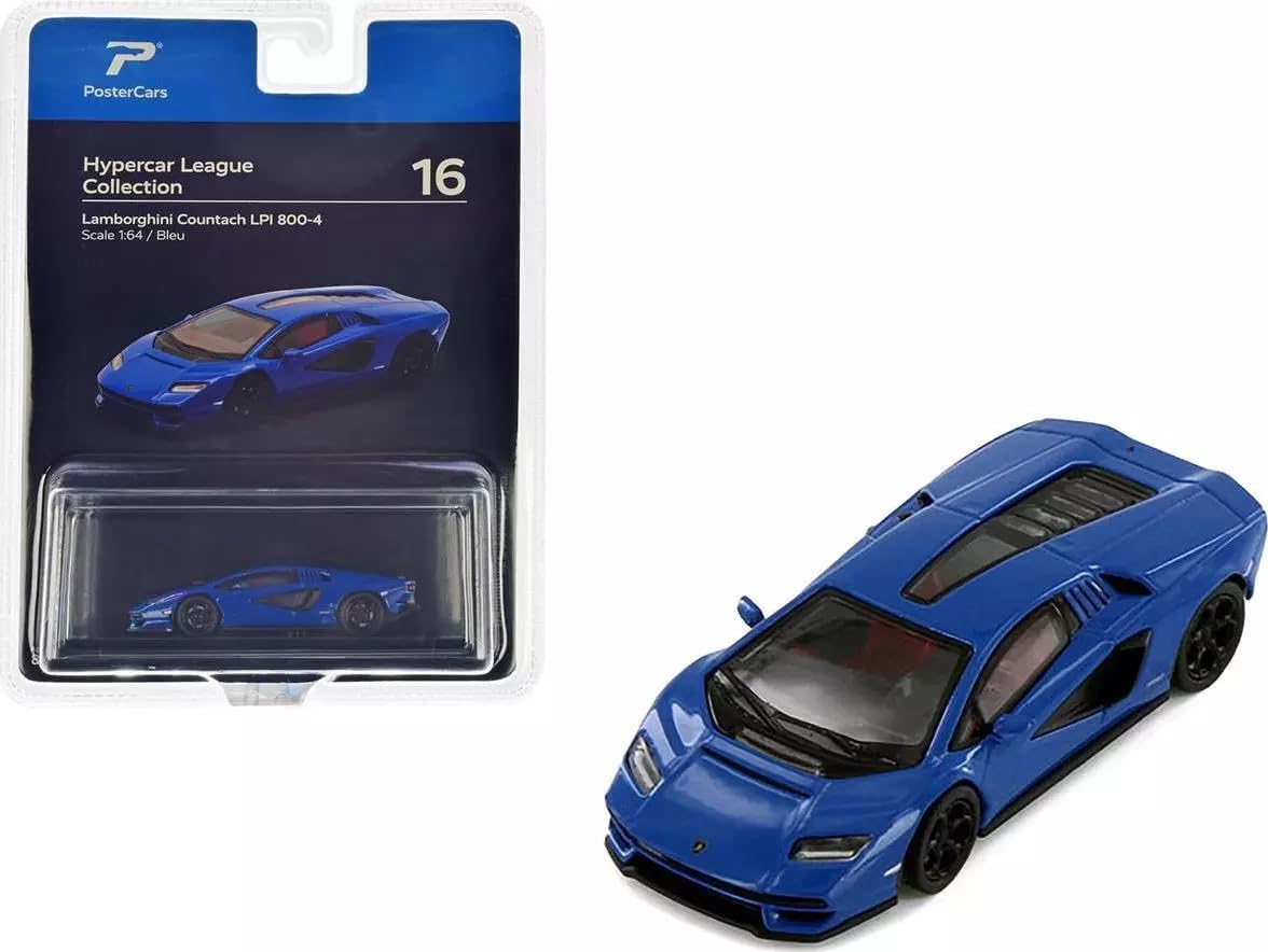 Amazon | ポスターカーズ 1/64 ランボルギーニ カウンタック LPI800-4