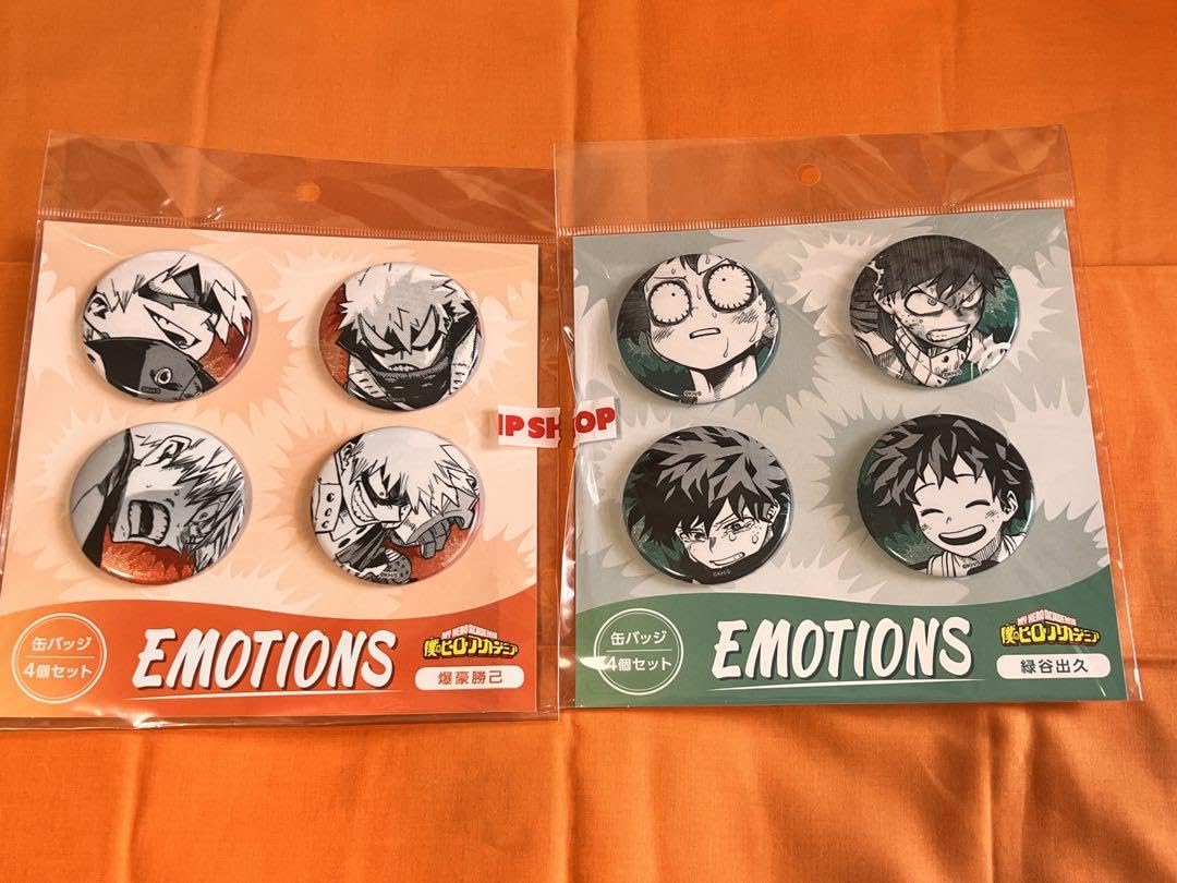 Amazon.co.jp: ヒロアカ 爆豪勝己 緑谷出久 缶バッジ4個セット