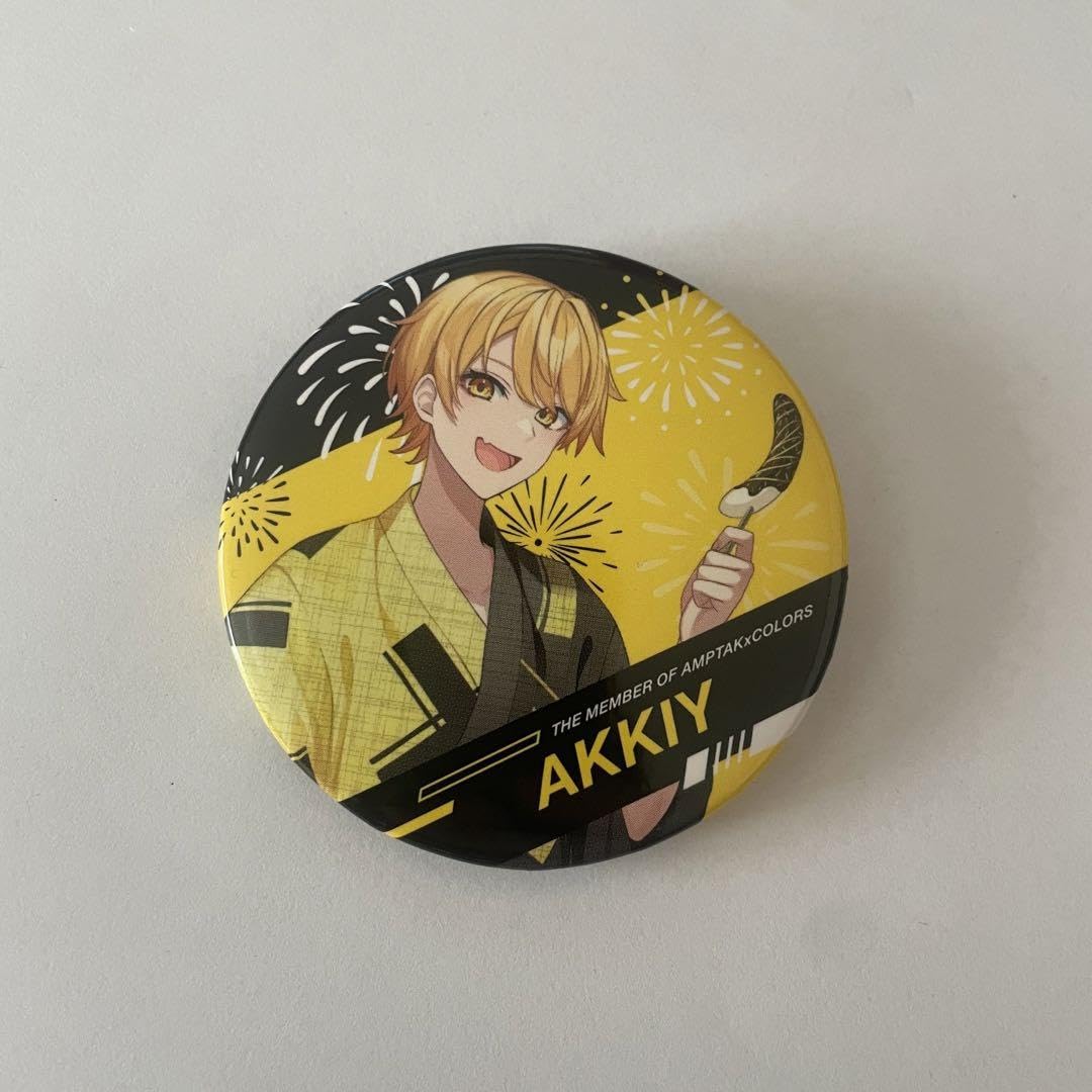 AMPTAK×COLORS からつけあっきぃ 缶バッジ 1st 等身 AMPTAK×COLORS