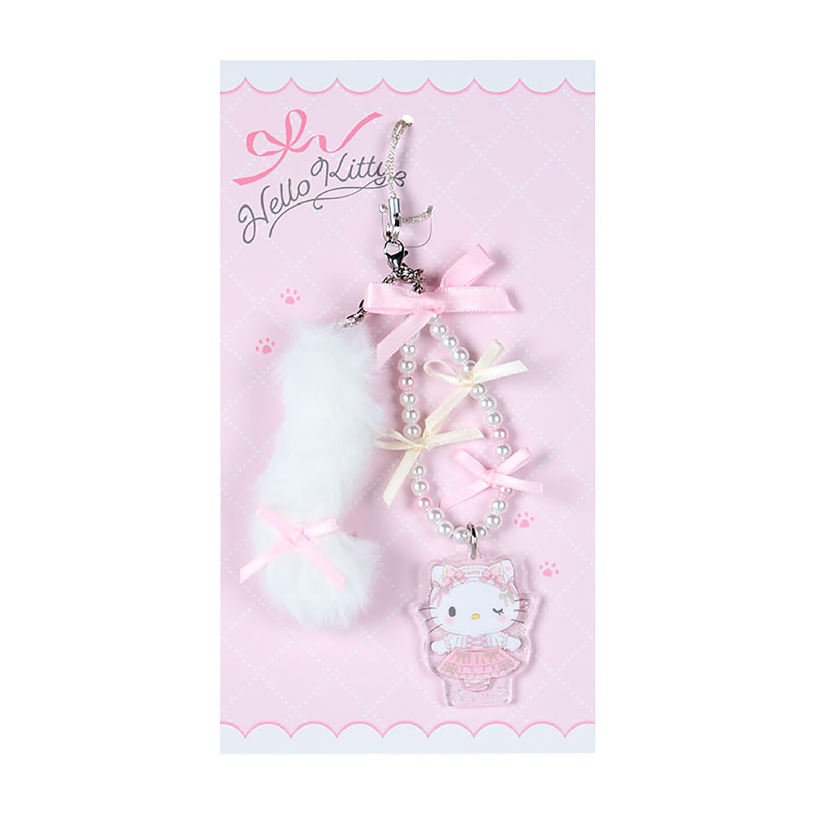 Amazon.co.jp: サンリオ(SANRIO) ストラップ（白猫バレリーナ） ハロー