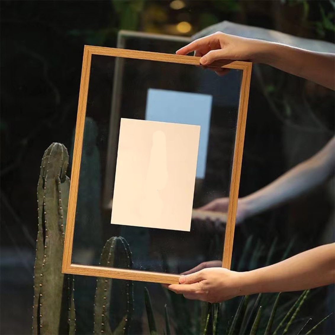 Amazon.co.jp: [LSDZW] フォトフレーム フレーム アクリル 木製 木製