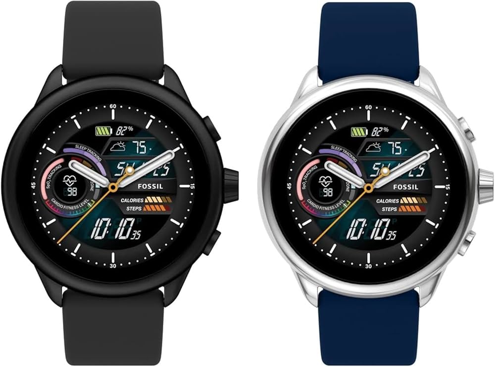 Fossil Gen 6 Display Wellness Edition Blue Smartwatch FTW4070, Gen