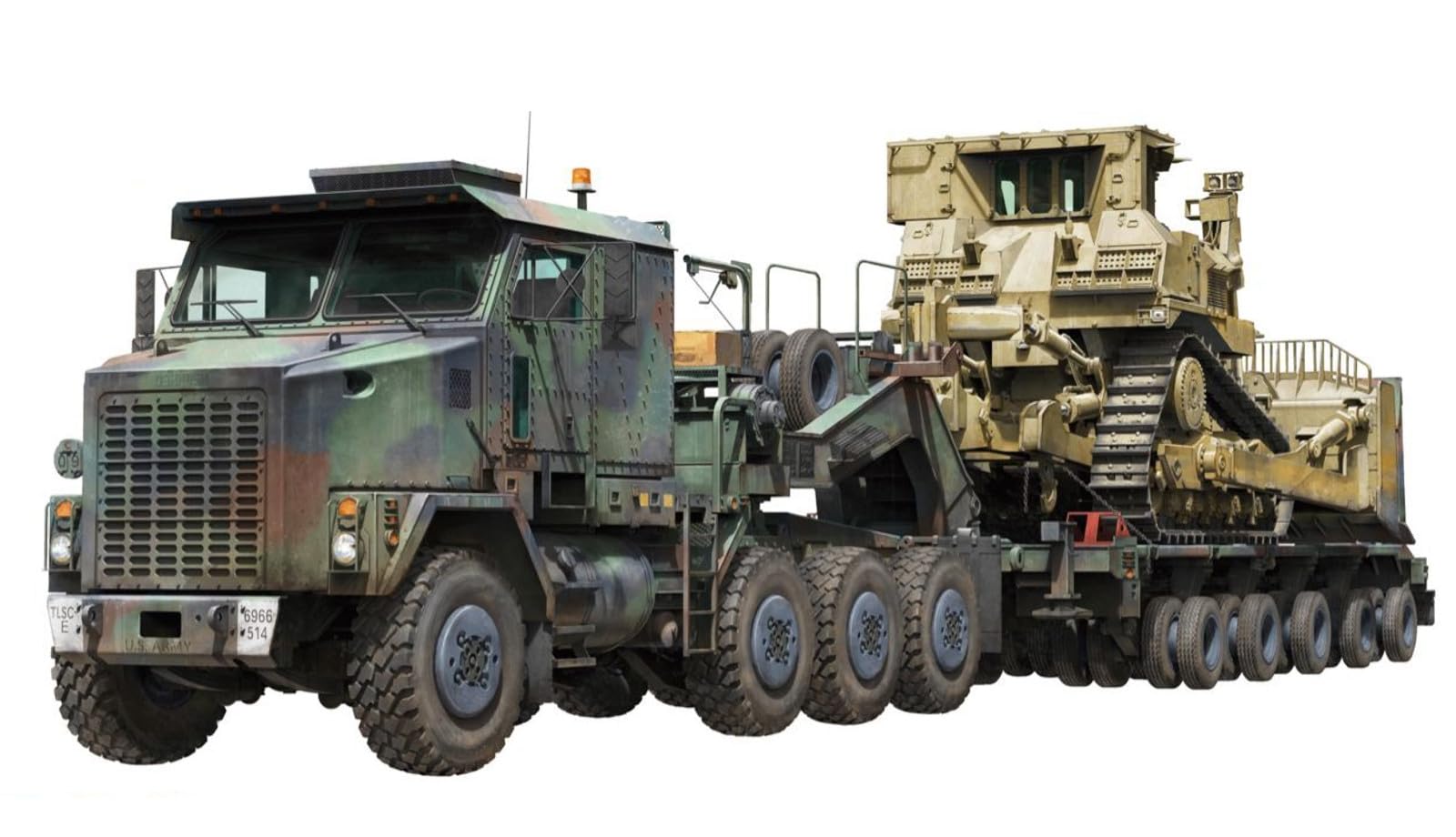 Amazon | タコム 1/72 アメリカ陸軍 M1070・M1000 70トン 戦車運搬車