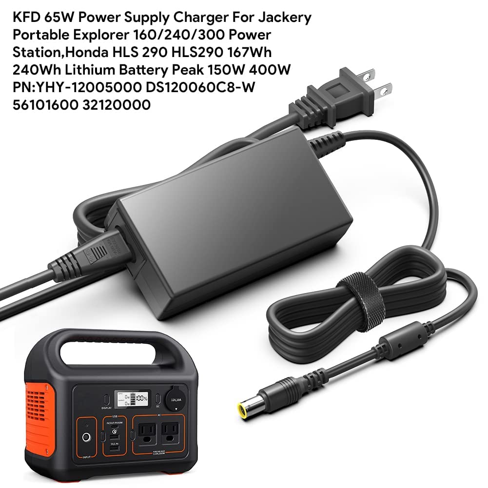 Amazon.com: KFD 65W Power Supply Charger for Jackery Portable