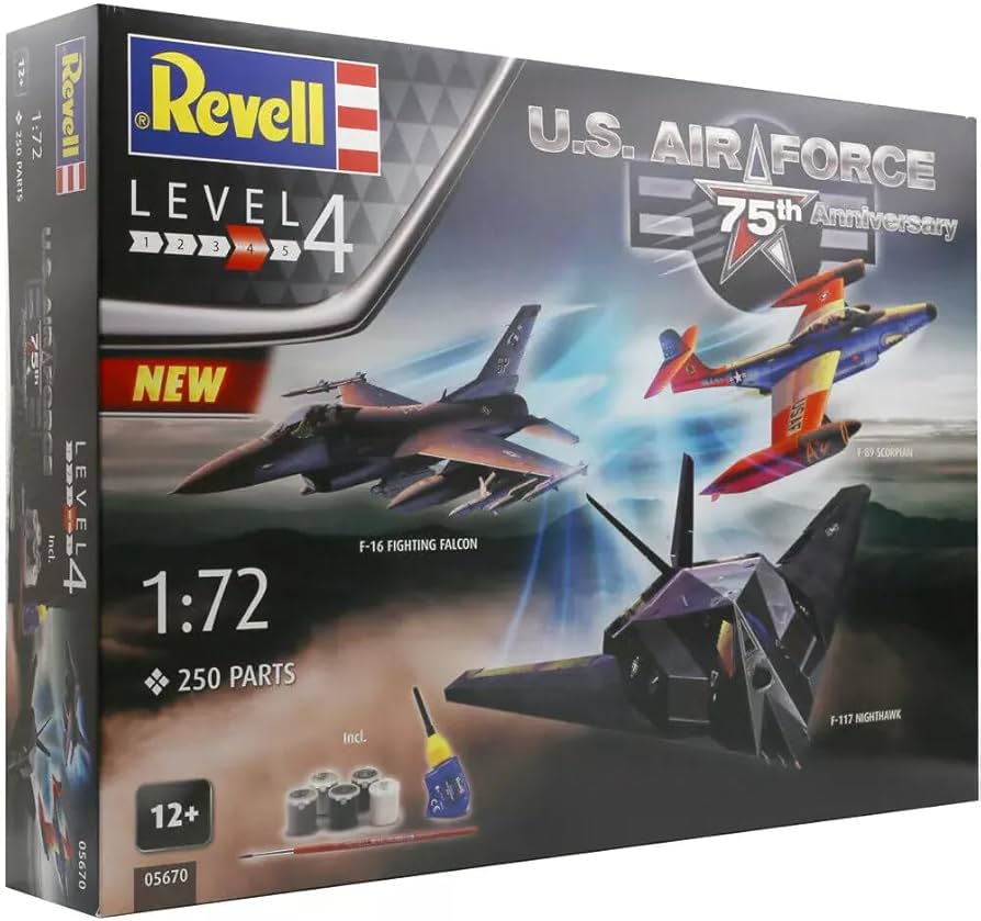Amazon.com: Revell Gift Set 05670 US Air Force 75th Anniversary