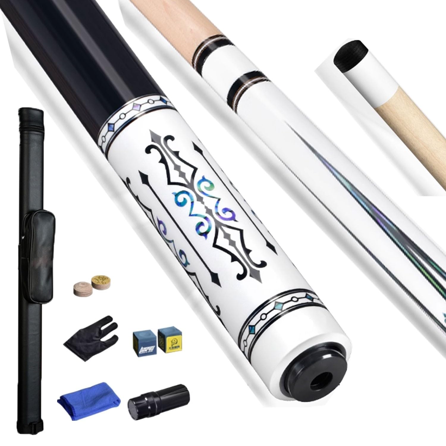 Amazon.co.jp: ビリヤード キュー 高級13MM ビリヤード キュー