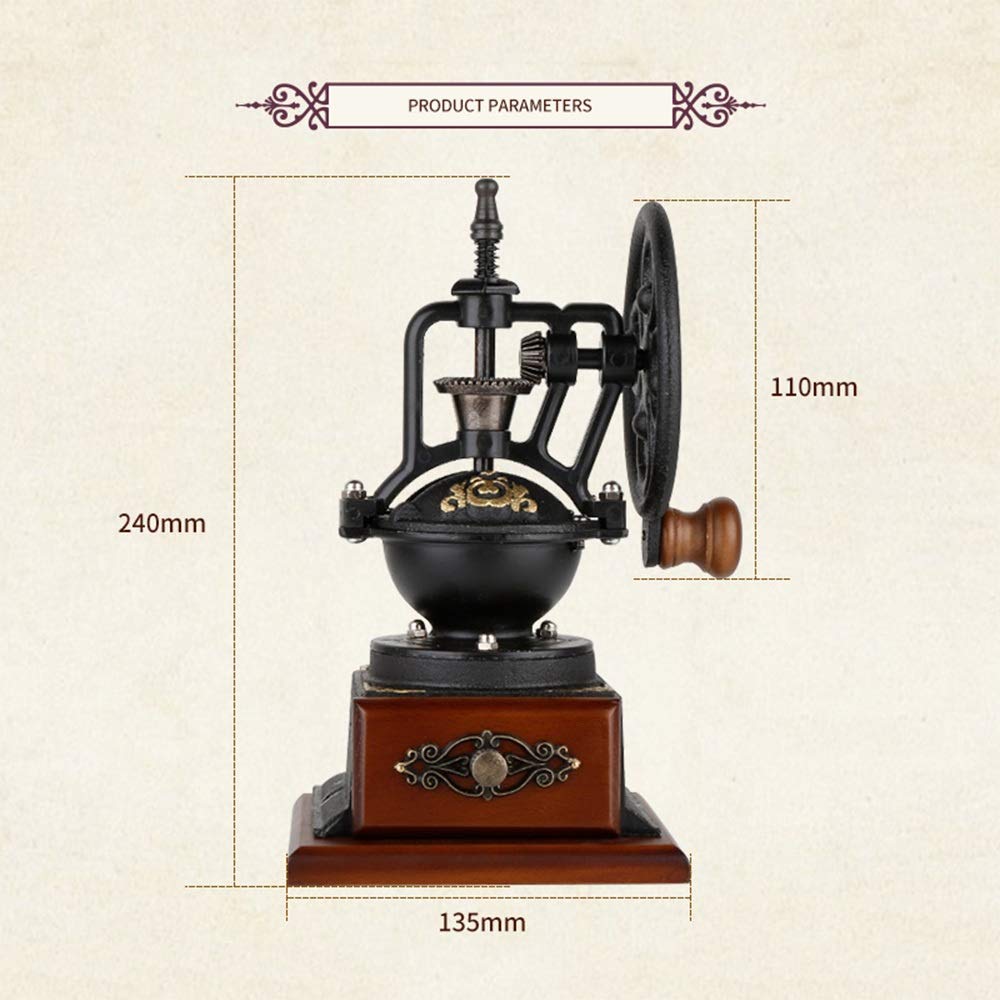 Amazon｜手挽きコーヒーミル 手動コーヒーグラインダーヴィンテージ