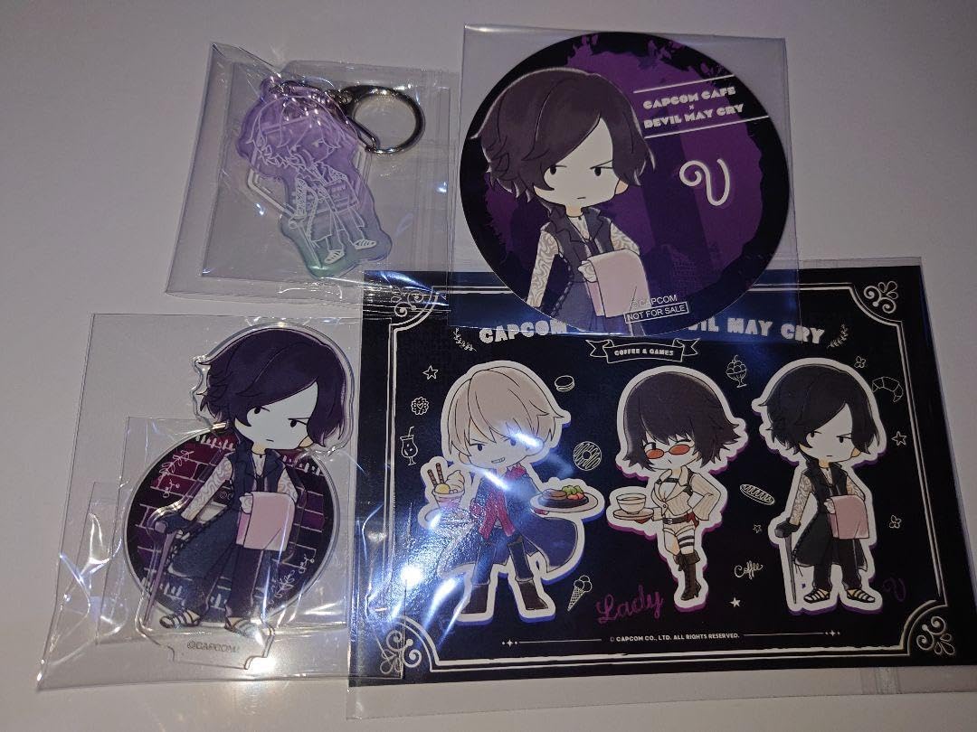 デビルメイクライ カプコンカフェ V ポストカード コースター キーホルダー